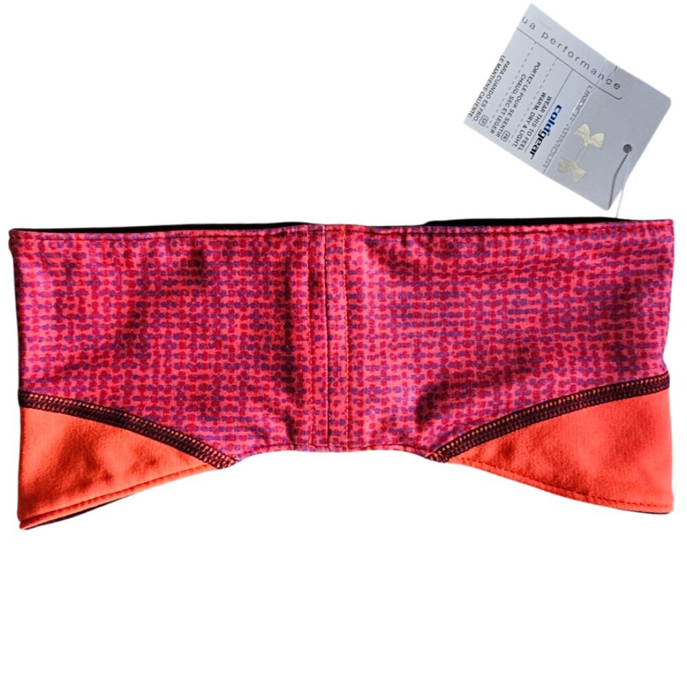Under Armour ColdGear® Women's Earwarmer Headband | OS | NWT | Salmon Maroon - Picture 2 of 10